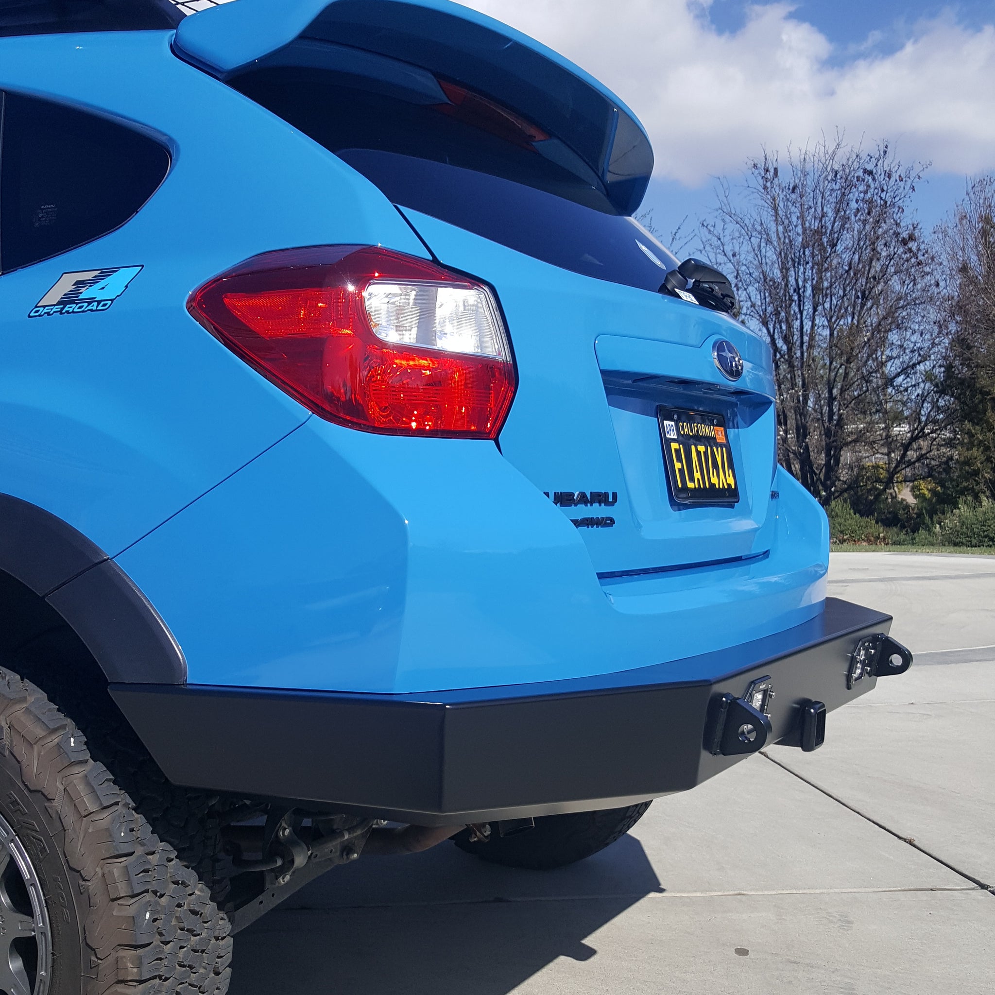 2013 to 2023 Crosstrek off road rear bumper (with powder coating color of your choice)